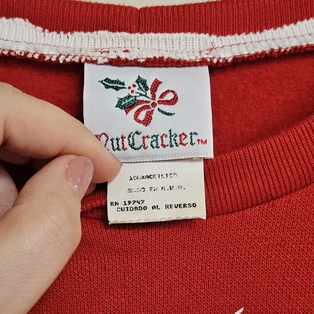 VTG Nutcracker S Christmas Winter Wonderland Holiday Sweater - Picture 2 of 6